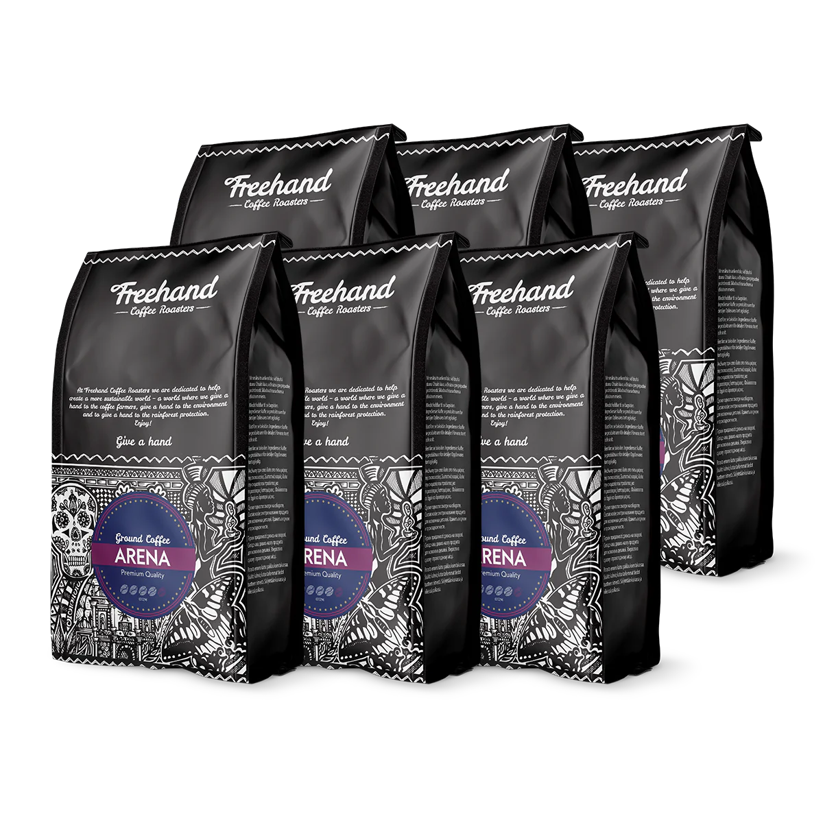 Arena Filterkaffe Smagskasse - Freehand Coffee Kaffebord