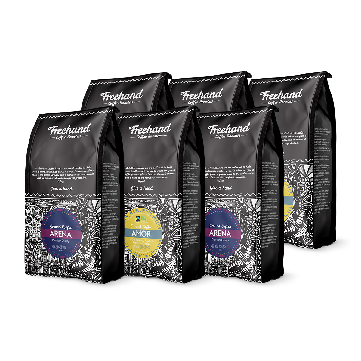 Den Formalede Kaffe Smagskasse - Freehand Coffee Kaffebord