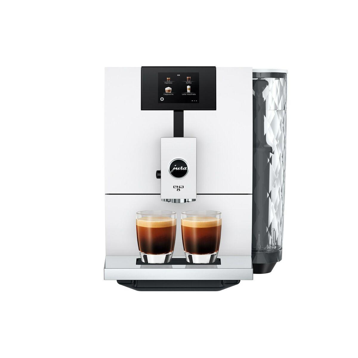 Hvid Superautomatisk Kaffemaskine Jura Ena Nordic White 1450 Bar - Jura Kaffebord  - 7610917154913