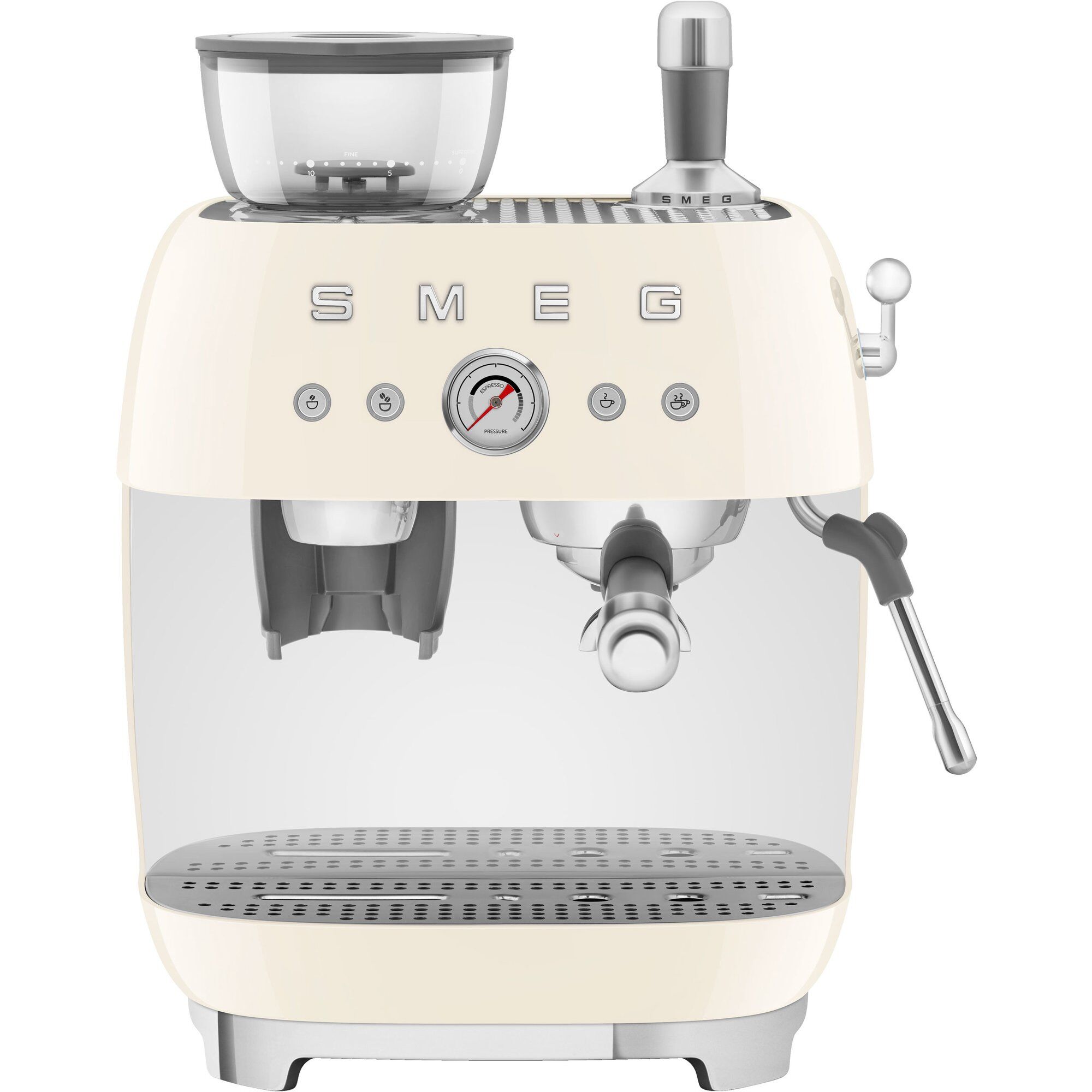 Creme Egf03 Manuel Espressomaskine - Smeg Kaffebord  - 8017709329839