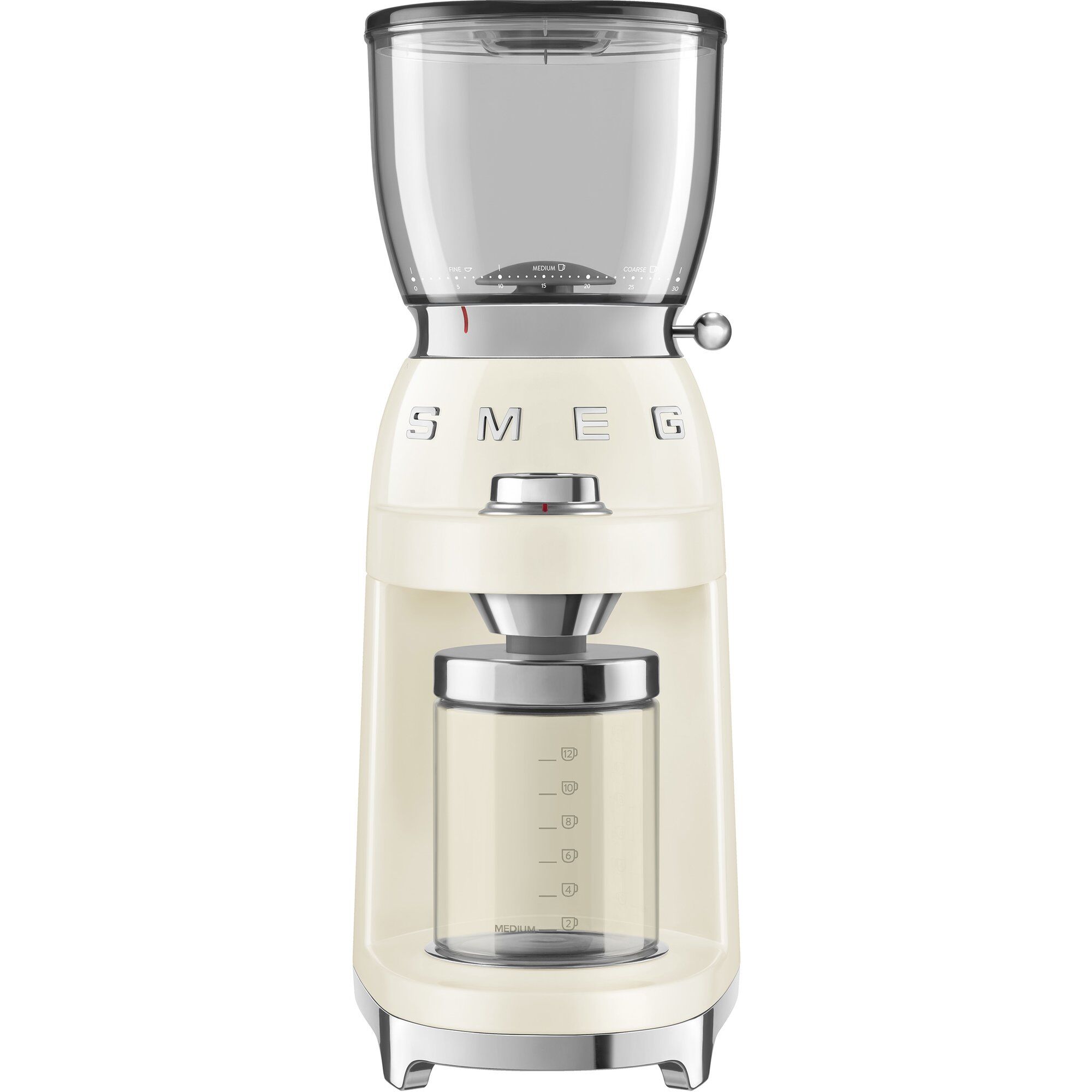 Creme Cgf01 Kaffekværn - Smeg Kaffebord  - 8017709282998
