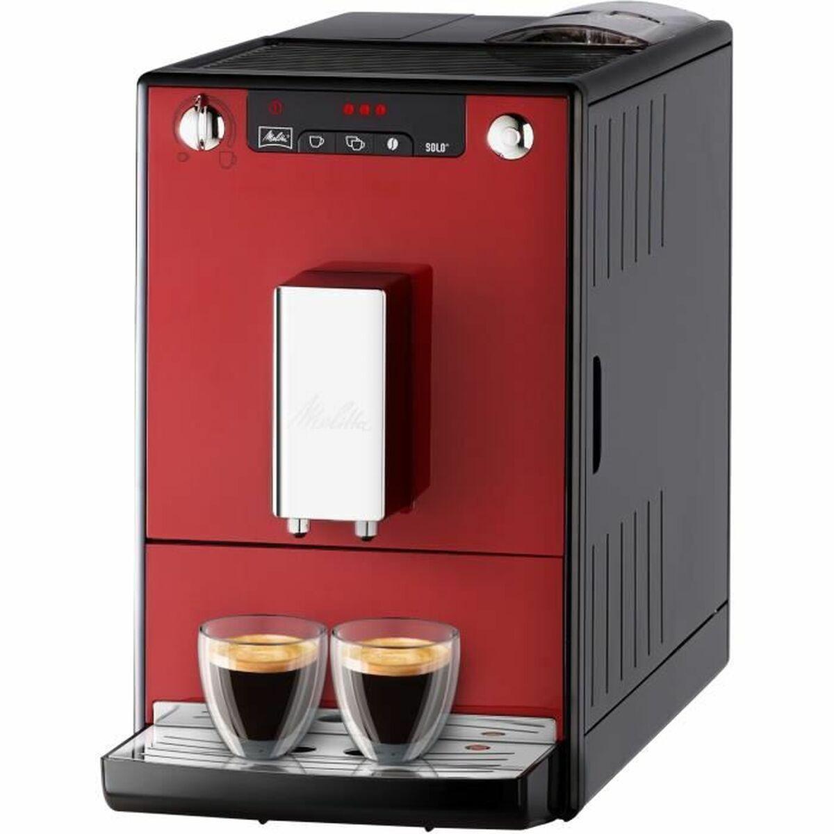 Superautomatisk Kaffemaskine Melitta Caffeo Solo 1400 Rød 1400 Bar - Melitta Kaffebord  - 4006508205493