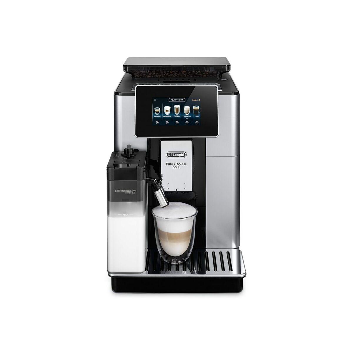 Superautomatisk Kaffemaskine Delonghi Primadonna Ecam 610 Metal 1450 Bar - Kaffebord  - 8004399334861