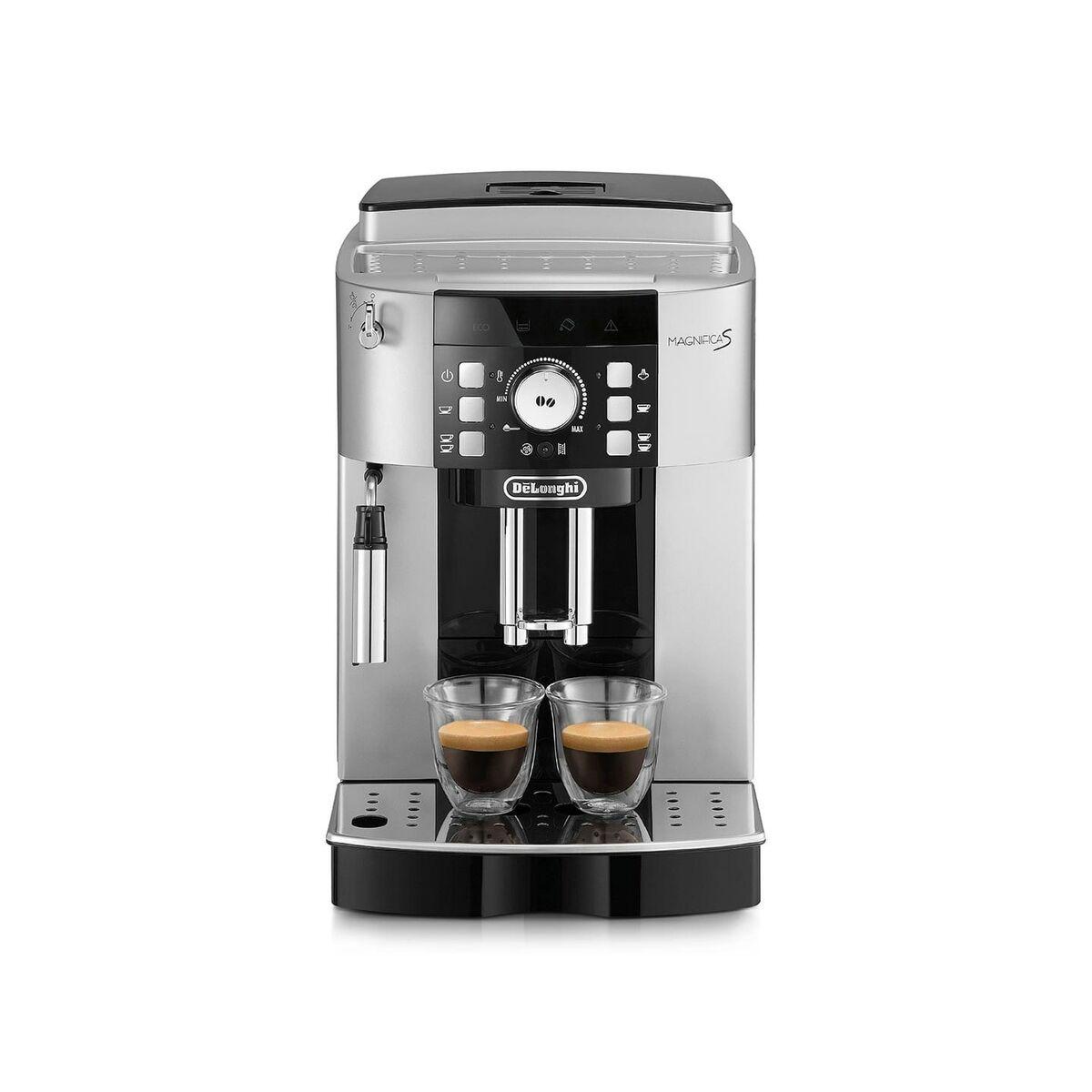 Sort Superautomatisk Kaffemaskine Delonghi Ecam 117 Sølvfarvet 1450 Bar - Delonghi Kaffebord  - 8004399326156