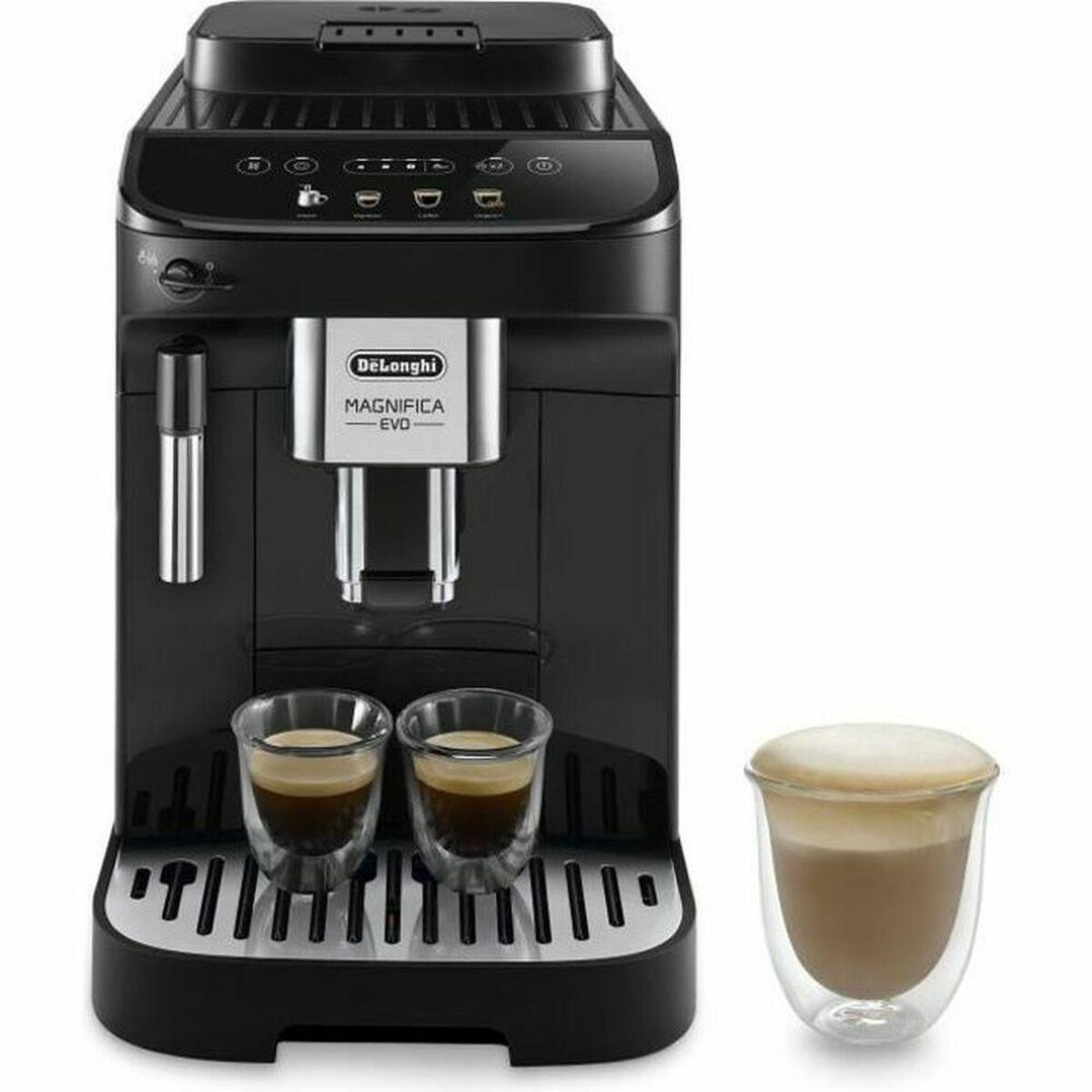 Sort Superautomatisk Kaffemaskine Delonghi Ecam290 1450 Bar - Delonghi Kaffebord  - 8004399021365