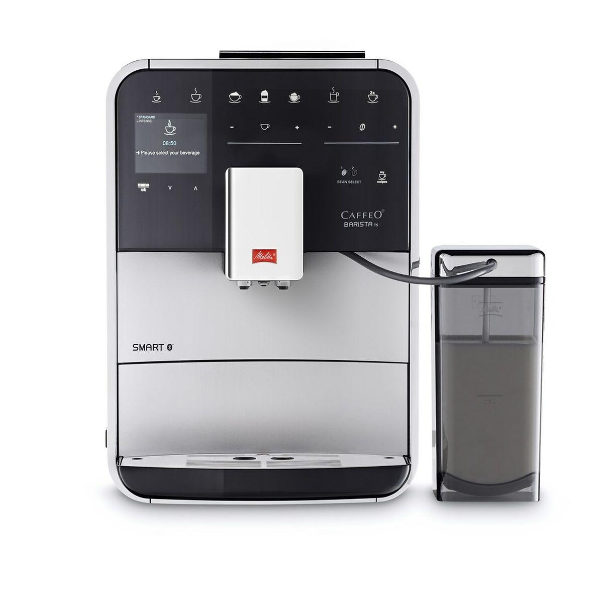 Sort Superautomatisk Kaffemaskine Melitta Barista Smart Sølvfarvet 1450 Bar - Melitta Kaffebord  - 4006508217847