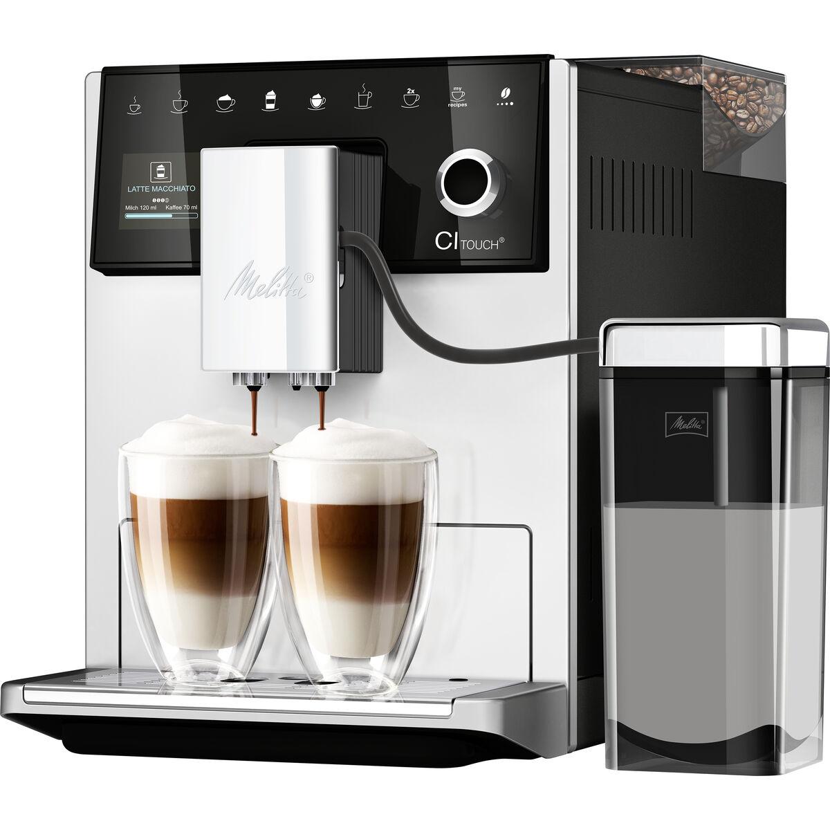 Superautomatisk Kaffemaskine Melitta F630 111 Sølvfarvet 1000 1400 - Kaffebord  - 4006508228034