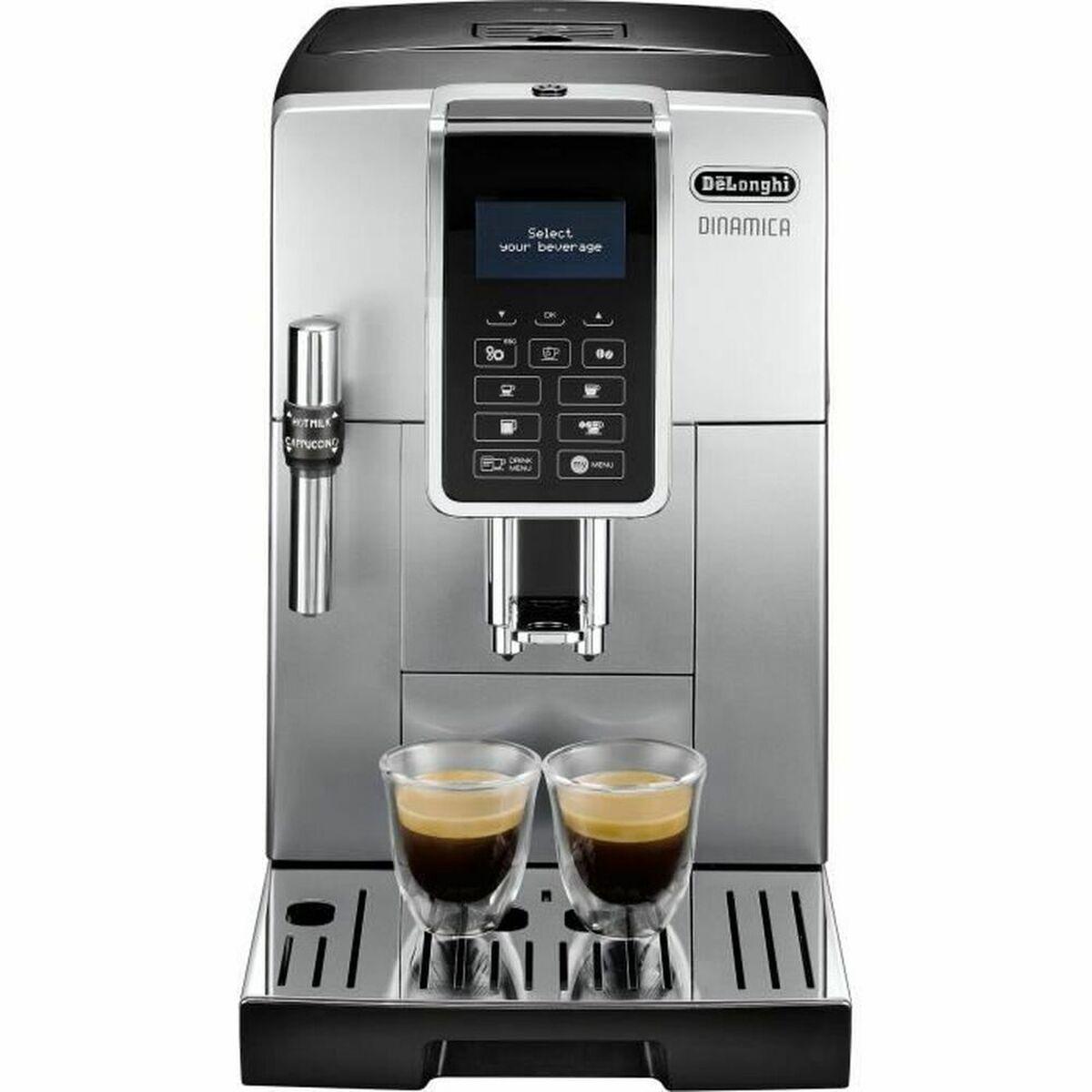 Superautomatisk Kaffemaskine Delonghi Ecam 350 Sølvfarvet - Delonghi Kaffebord  - 8004399331136