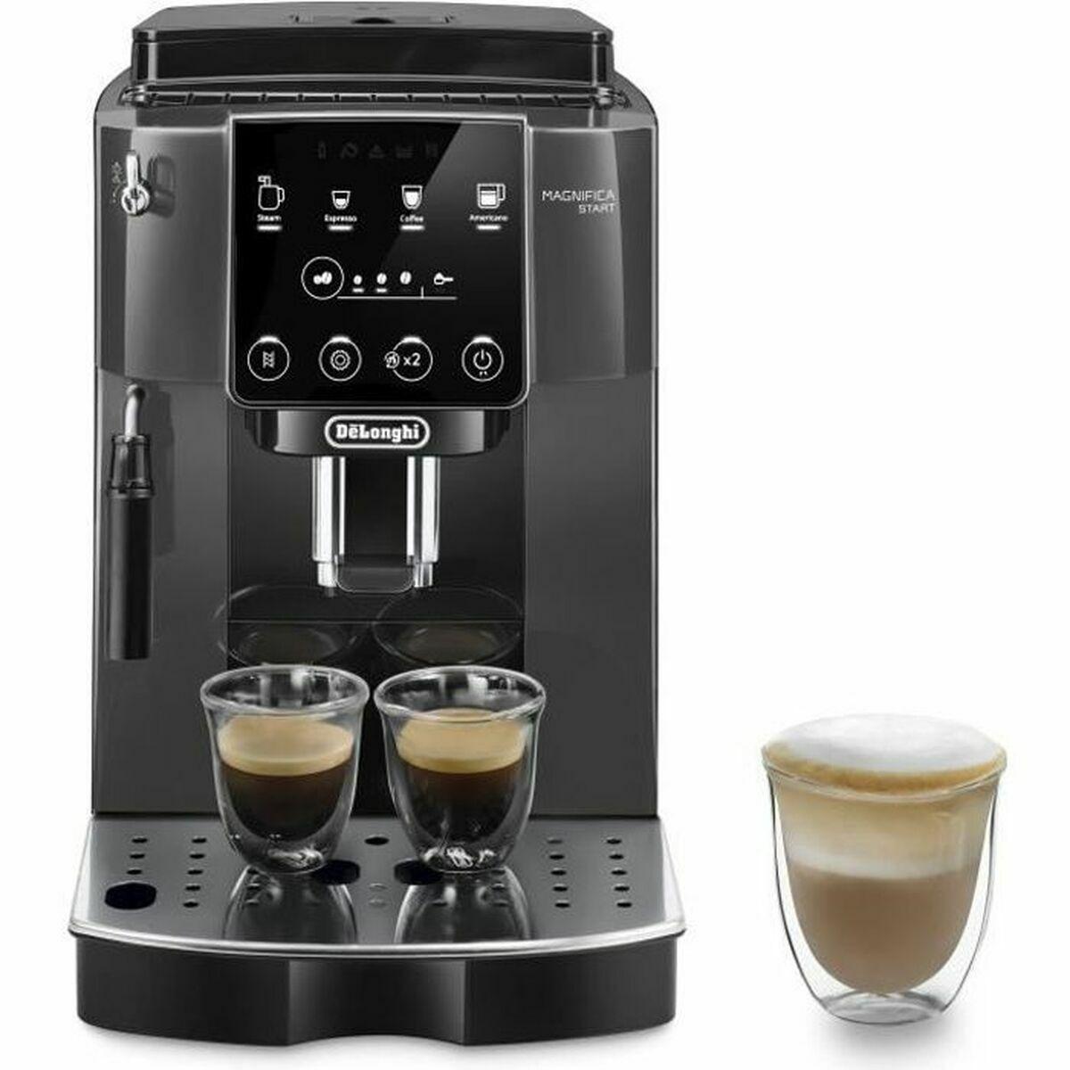 Sort Superautomatisk Kaffemaskine Delonghi Ecam220 Grå 1450 250 - Delonghi Kaffebord  - 8004399025370