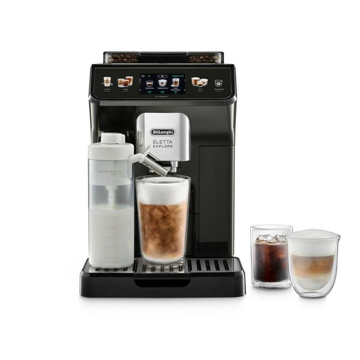 Superautomatisk Kaffemaskine Delonghi Ecam 450 Grå 1450 Bar Skodelice 300 - Kaffebord  - 8004399026209