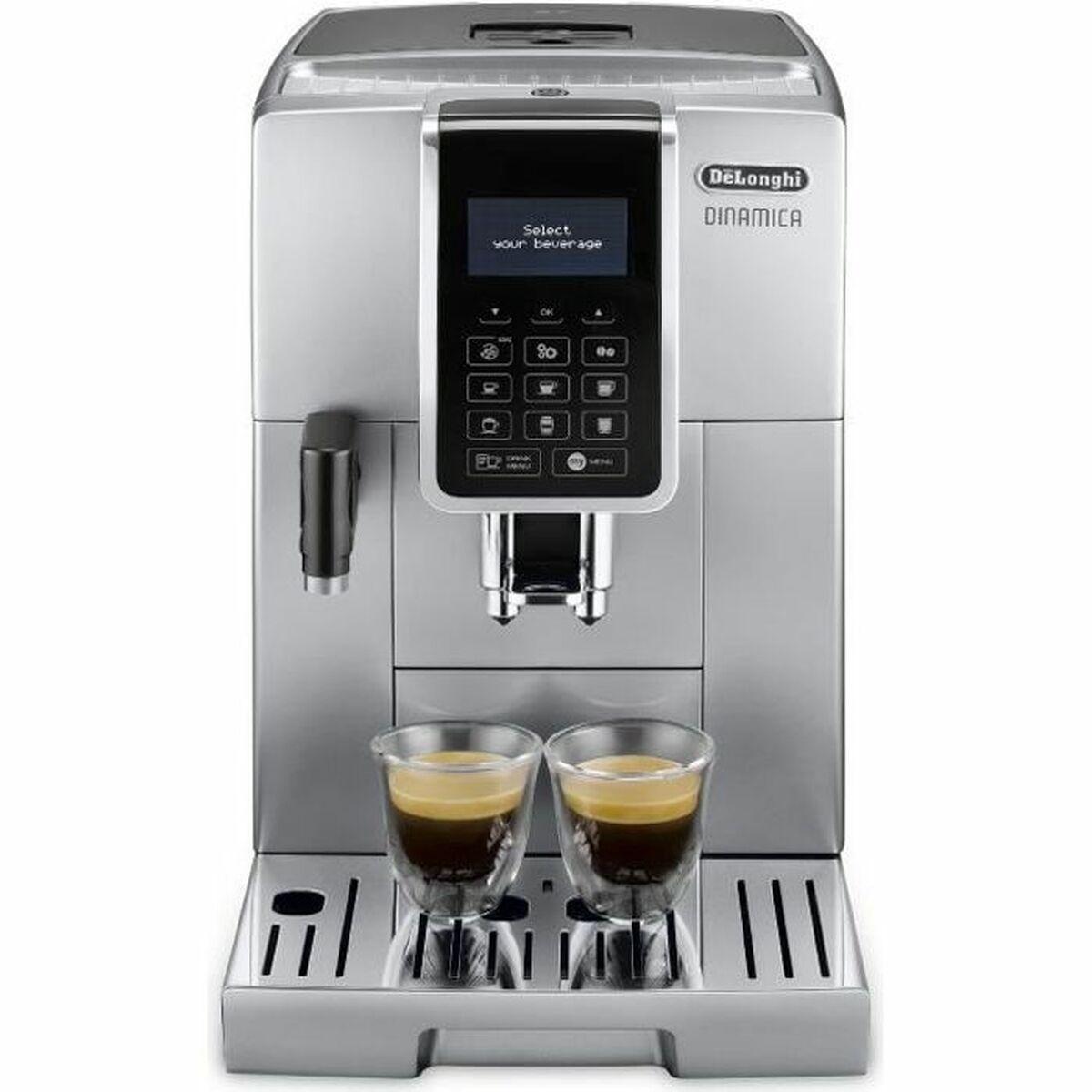 Superautomatisk Kaffemaskine Delonghi Ecam 350 Sølvfarvet 300 - Kaffebord  - 8004399331174