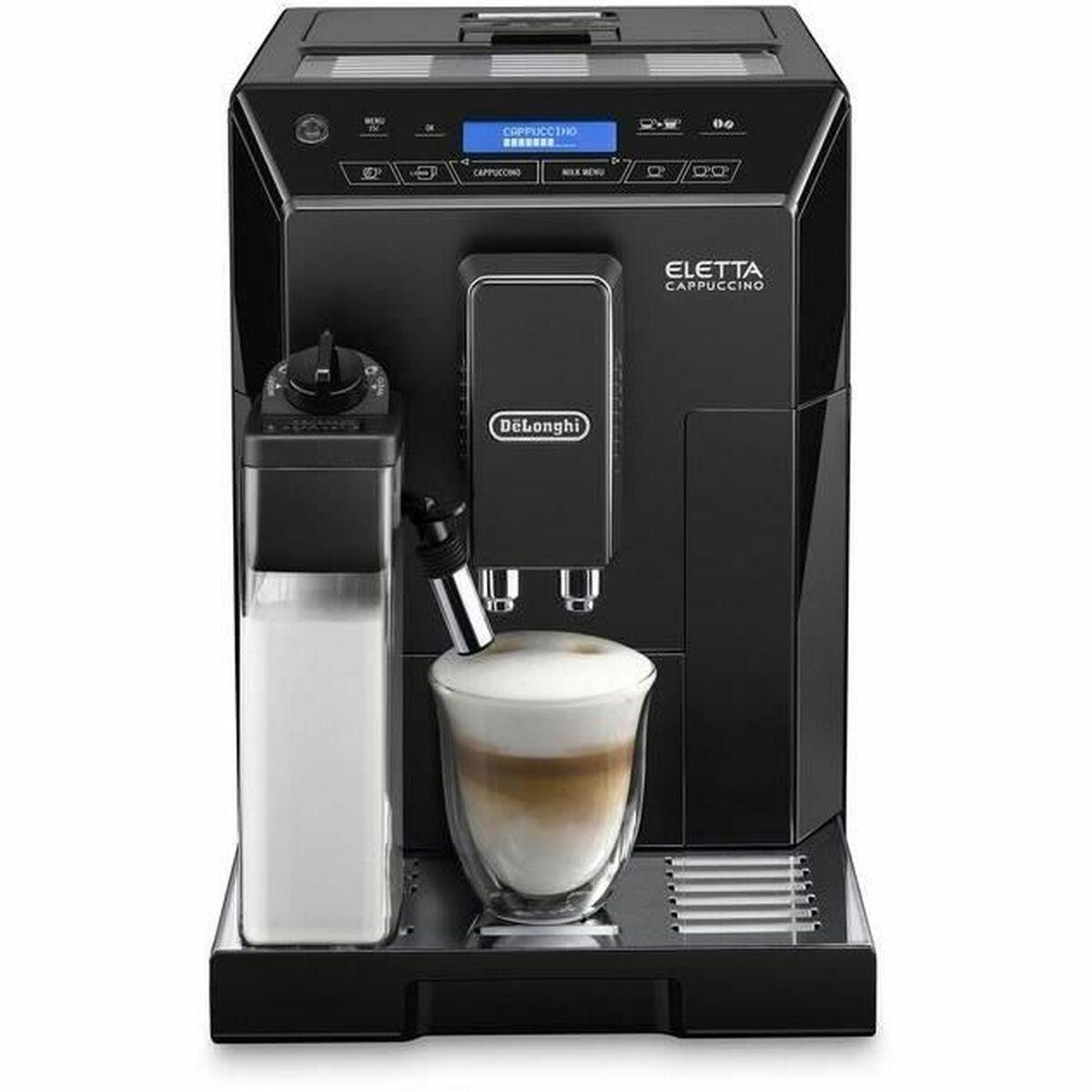 Sort Superautomatisk Kaffemaskine Delonghi 1450 - Kaffebord  - 8004399328341