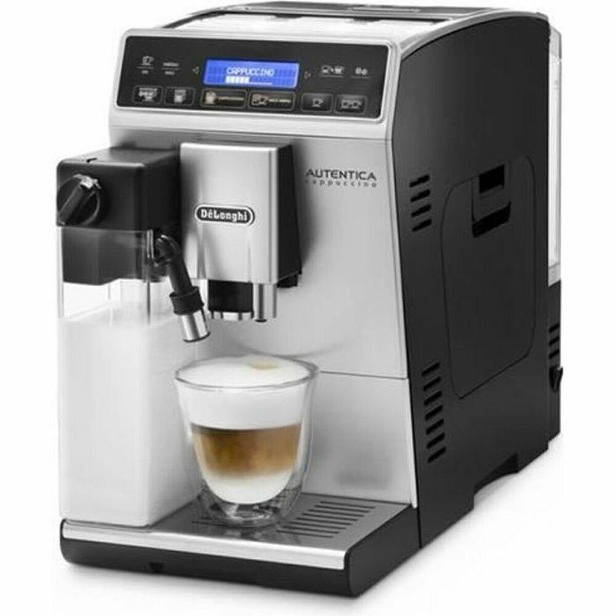 Superautomatisk Kaffemaskine Delonghi Cappuccino Etam 660 Sølvfarvet 1450 Bar - Kaffebord  - 8004399328686