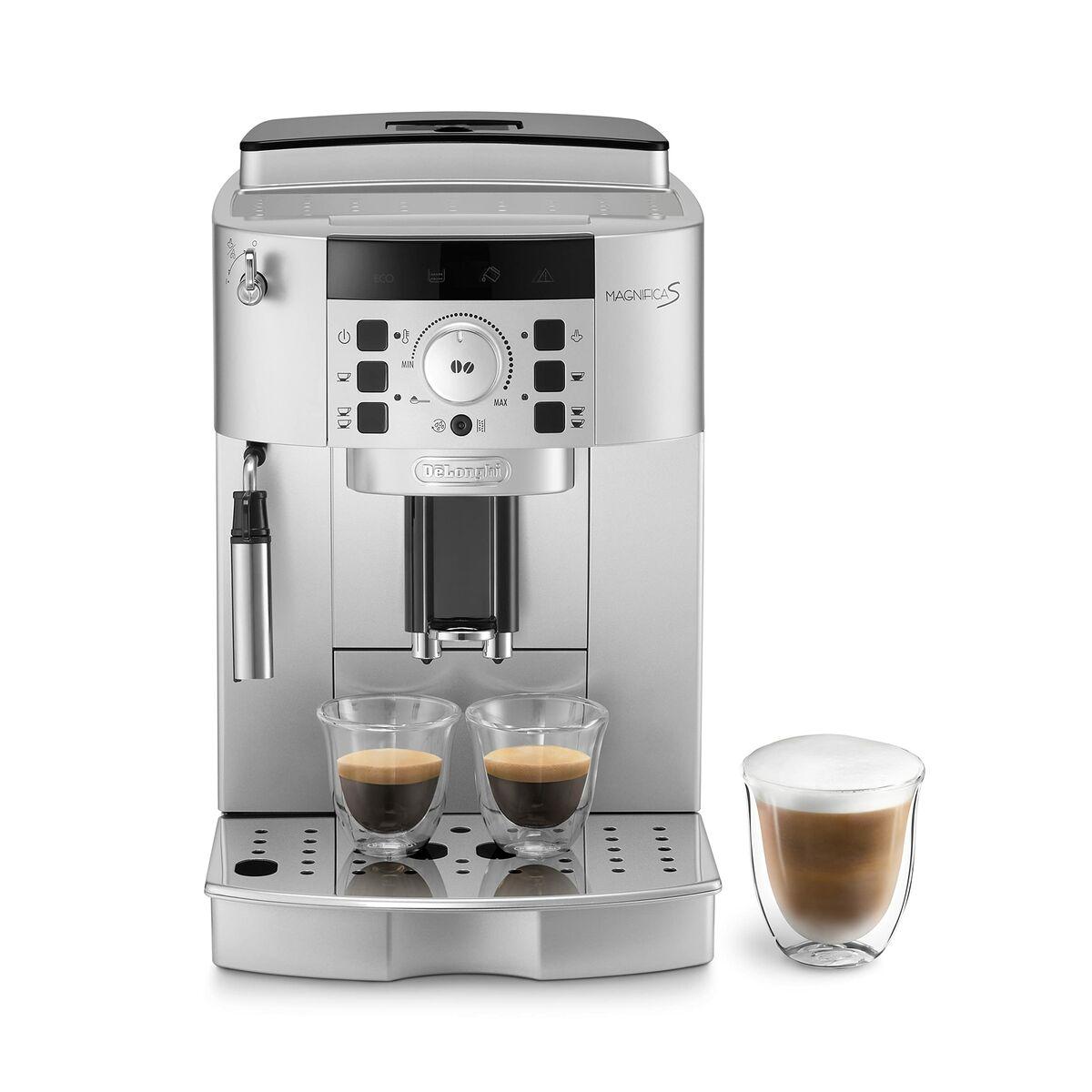 Sort Superautomatisk Kaffemaskine Delonghi Ecam 110 Sølvfarvet 1450 Bar 250 - Kaffebord  - 8004399325067