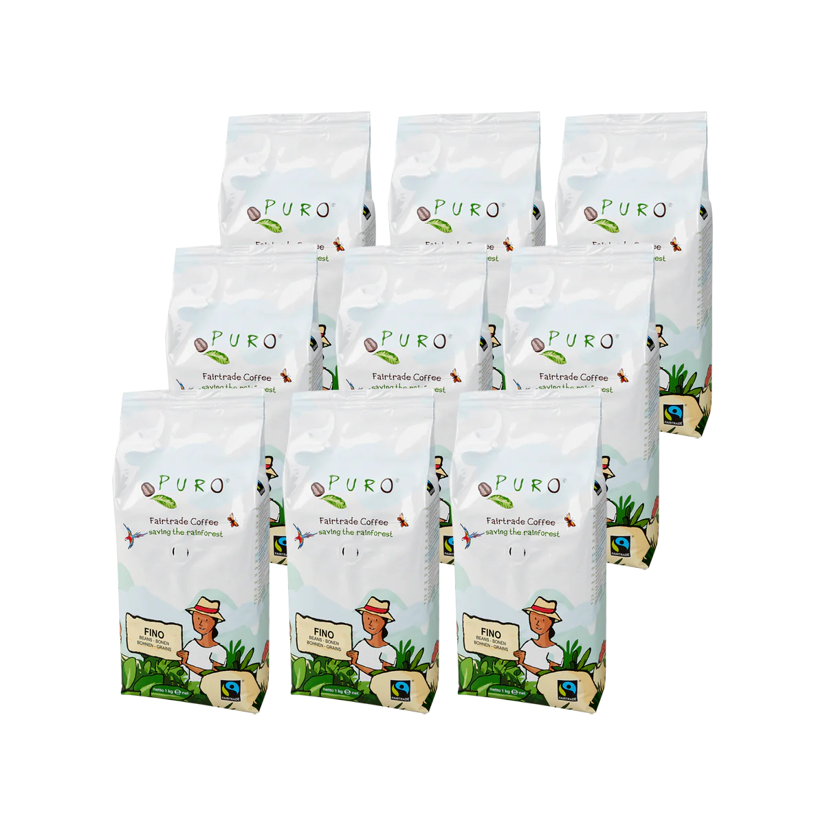 Puro Fino Kaffebønner Smagskasse - Puro Kaffebord