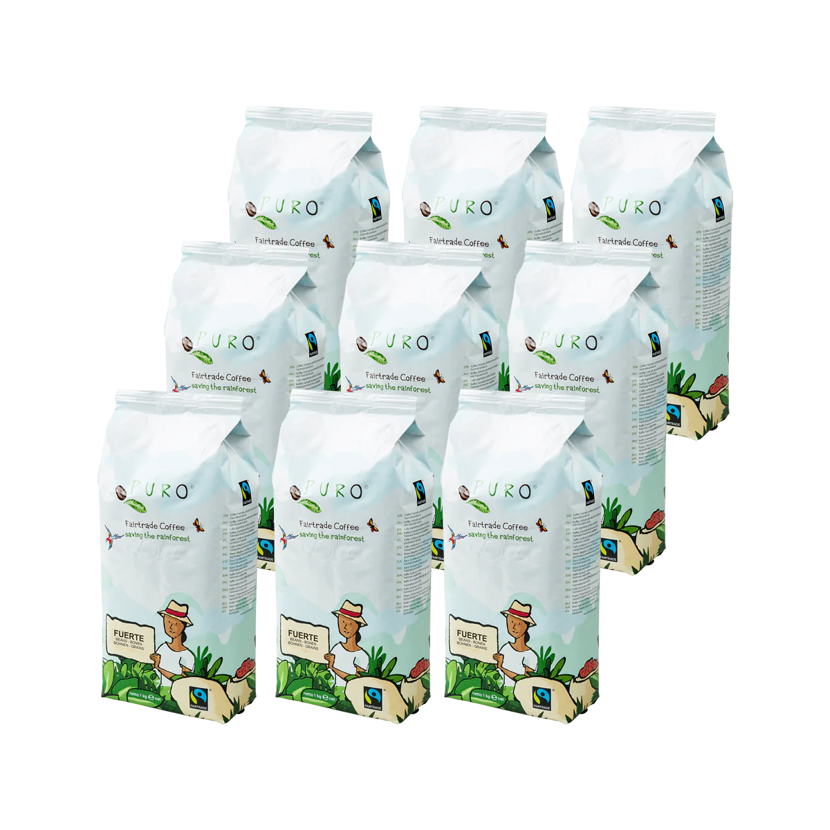 Puro Fuerte Kaffebønner Smagskasse - Puro Kaffebord