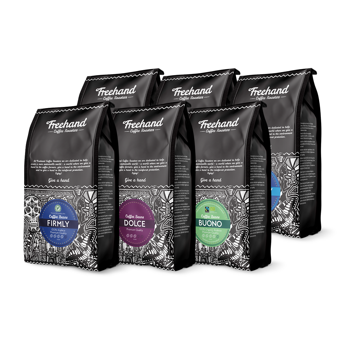 Prøv Dem Alle Kaffe Smagskasse - Freehand Coffee Kaffebord